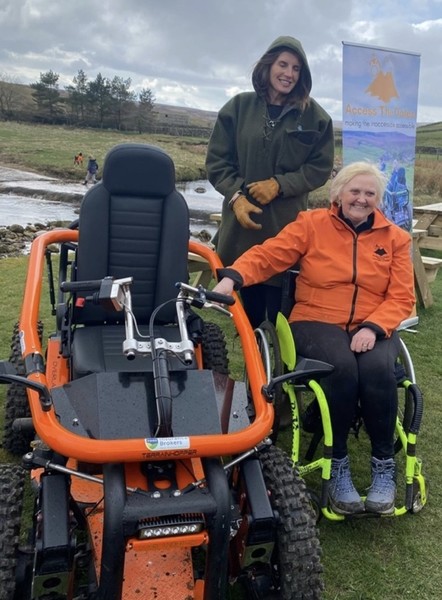 Debbie North and Amanda Owen at the Launch of Access the Dales