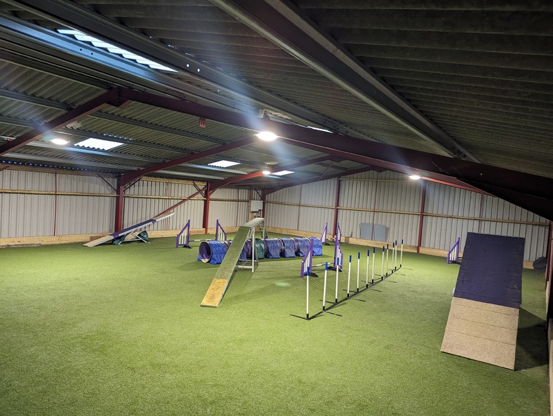 Training facility barn