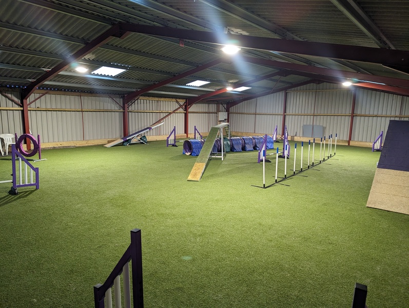 Training facility barn