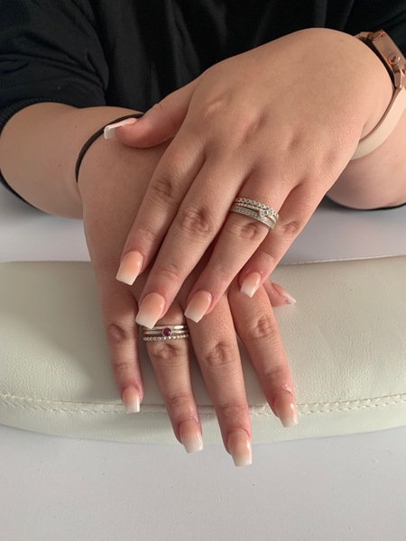 Ombre - Pink & White