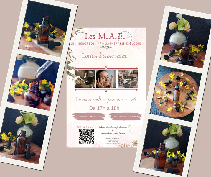 Atelier d'aromathérapie , Les MAE, atelier bonne mine #aromathérapie #bienetre #saintetienne #loire #42 #elodieallibert