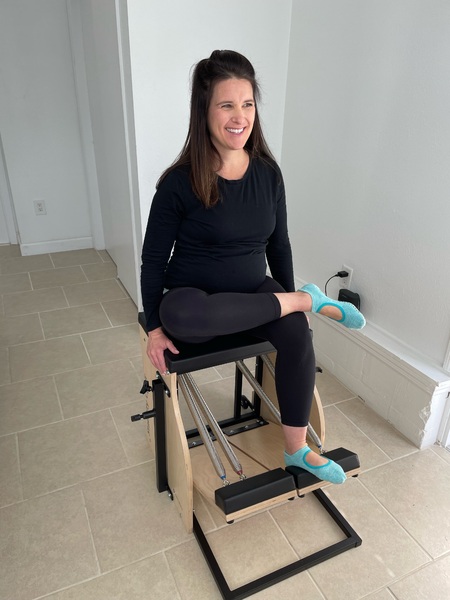 Private Pilates in studio using Split pedal Chair, Reformer and Tower. A great way to stay strong during and after pregnancy with Specialised Pilates instructor with background in Womens Health Physiotherapy (Australia and UK)