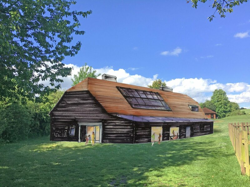 An artist's rendering of our new village hall