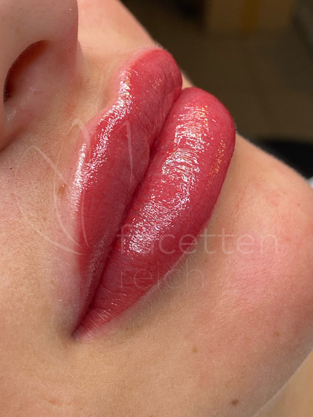Frische Aquarell Lips