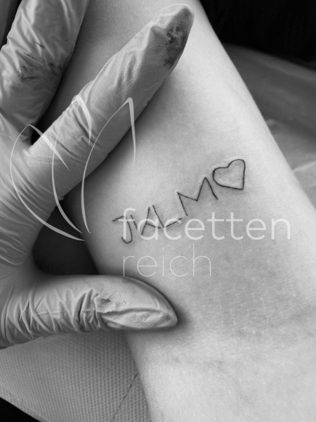 Fine Line Tattoo Arm