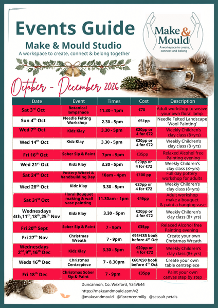 Event Guide October - December 2026