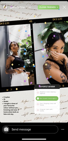 Our perfect Saturday story results