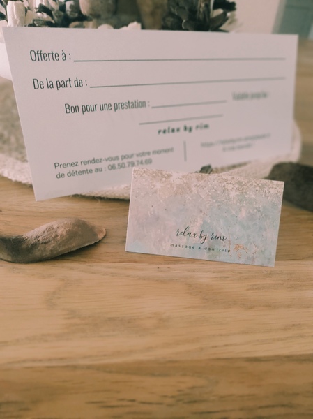 Chez Relax by Rim , on vous propose également les carte cadeaux pour faire plaisir a vos proche sans attendre!
